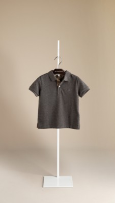 Check Placket Polo Shirt
