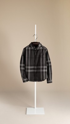 Beat Check Cotton Shirt