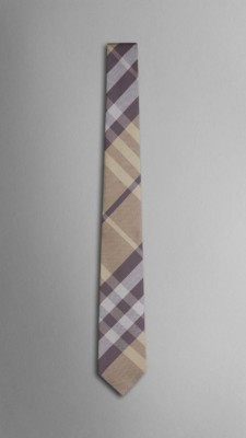 Check Silk Tie
