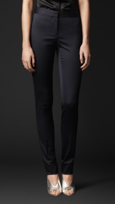 Stretch-Wool Tailored Trousers