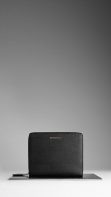 London Leather Crossbody iPad Case