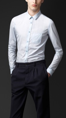 Skinny Fit Pinstripe Shirt