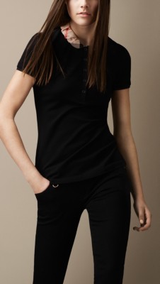 Check Collar Polo Shirt