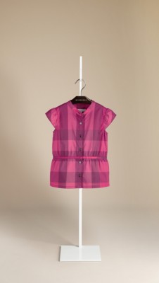 Check Cotton Voile Shirt