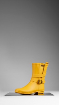 Belted Rain Boots