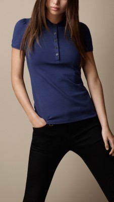 Polo con cuello de checks