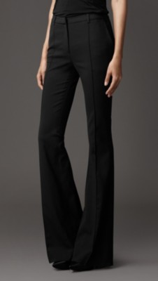Slim Fit Bootcut Trousers