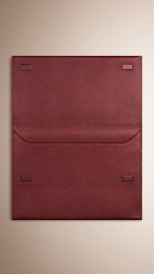 波尔多酒红色 london 皮革 ipad 保护套 - 图 3