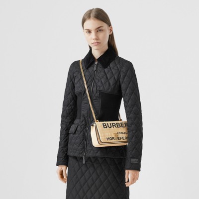 small horseferry print quilted lola bag