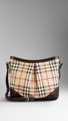 Medium Haymarket Check Crossbody Bag