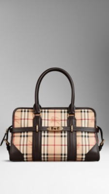Medium Haymarket Check Tote Bag