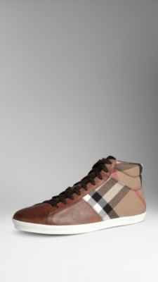 Check High-Top Trainers