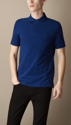 Check Placket Polo Shirt