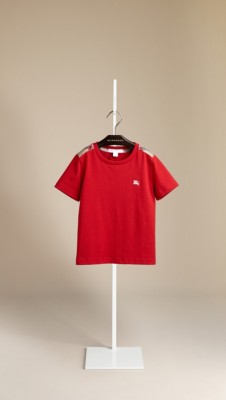Check Shoulder T-Shirt