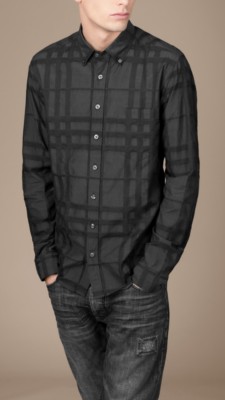 Check Jacquard Shirt