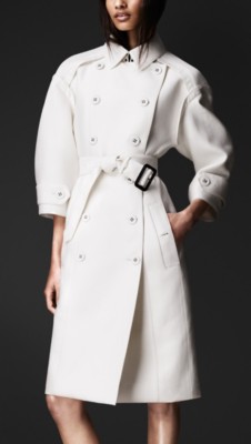 Double Duchess Tailored Trench Coat