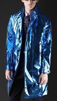Metallic Silk Caban