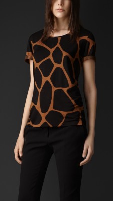 Abstract Animal Print T-Shirt