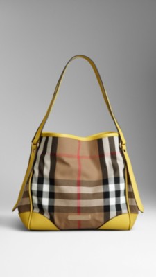 Small Bridle House Check Tote Bag