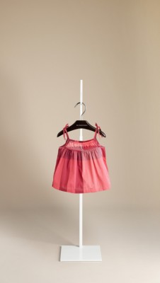Tie Strap Check Top