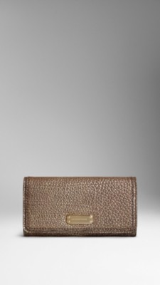 Leather Saddlestitch Continental Wallet