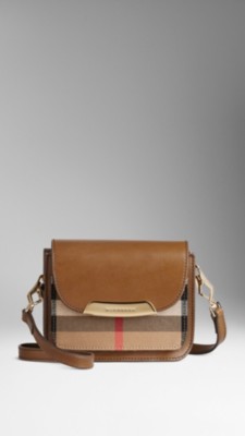 Small Bridle House Check Crossbody Bag