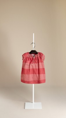 Gather Detail Cotton Dress