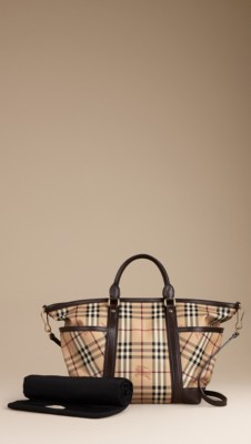 Haymarket Check Baby Changing Tote Bag