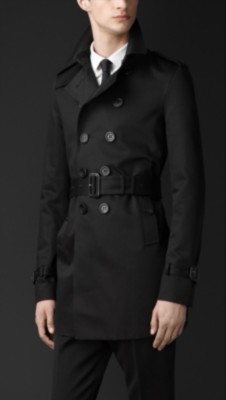 Cotton Sateen Trench Coat