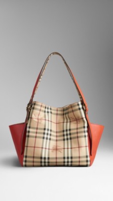 Small Haymarket Check Tote Bag