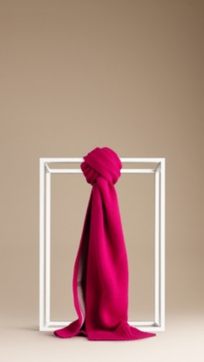 Block Colour Cotton Cashmere Scarf