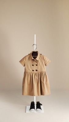Trench Detail Cotton Dress