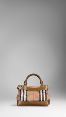 Small Bridle House Check Tote Bag