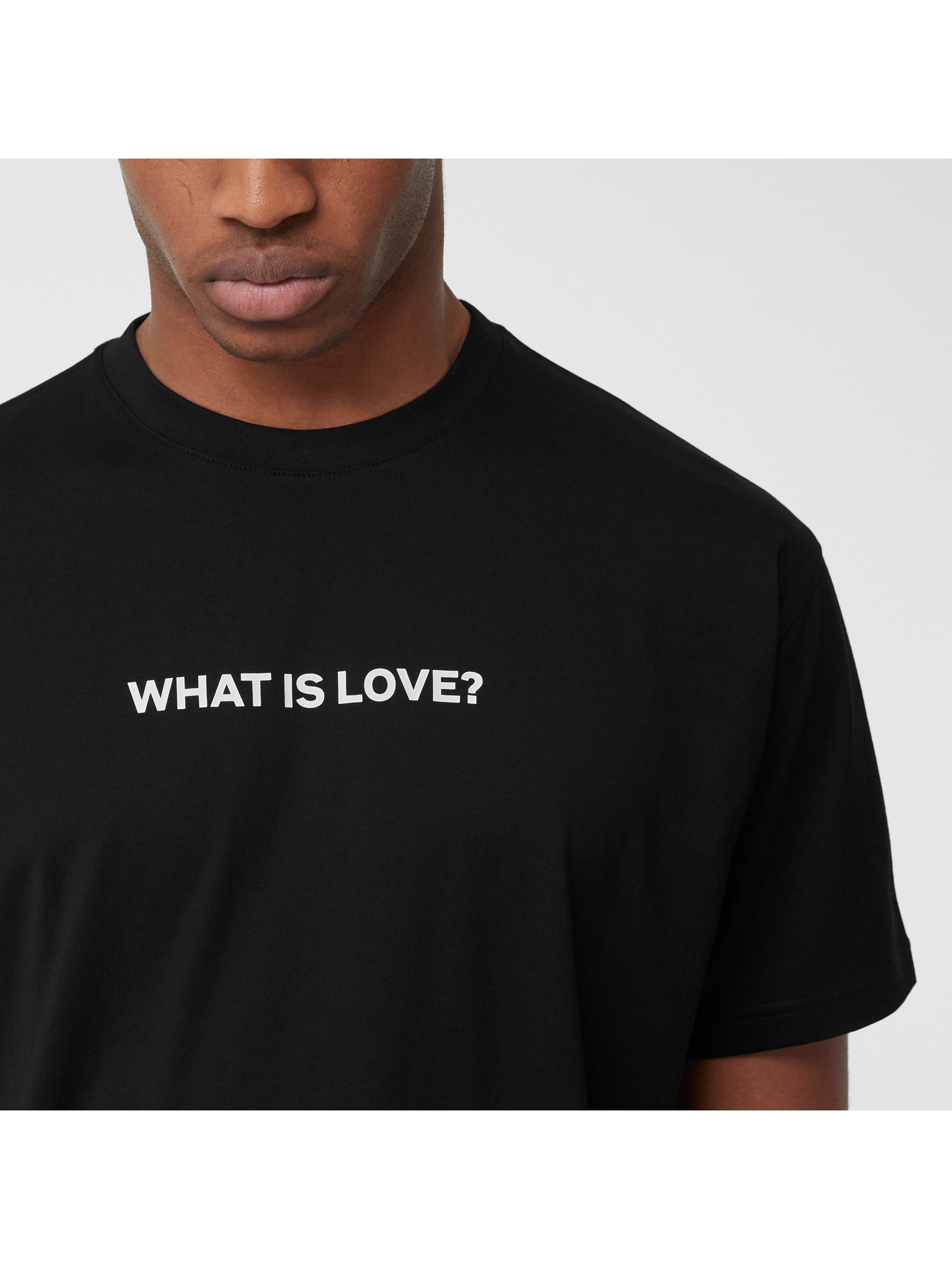 love slogan cotton oversized t-shirt image11