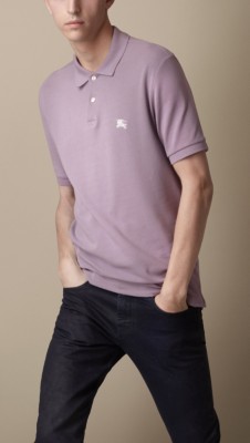 Check Placket Polo Shirt