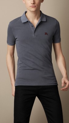 Cotton Jersey Double Dyed Polo Shirt