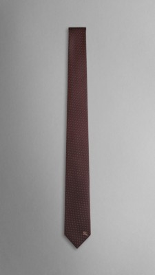Silk Dot Pattern Tie