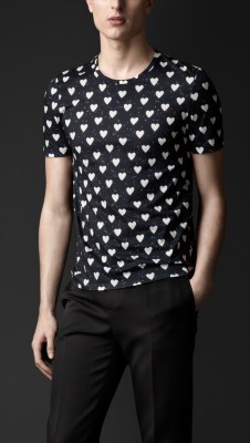 Heart Print T-shirt