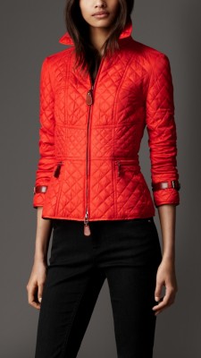 Corset Detail Quilted Jacket