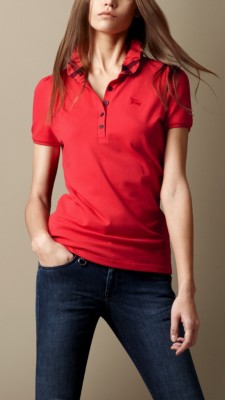 Check Collar Polo Shirt