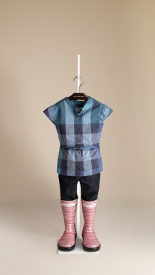 Check Cotton Voile Shirt
