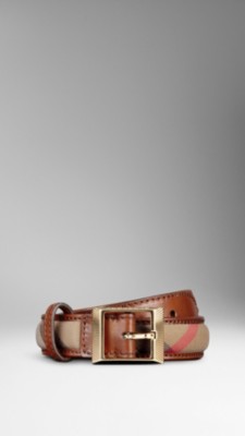 Bridle House Check Belt