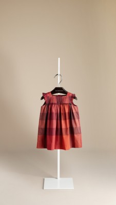 Check Ruffle Dress