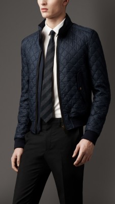 Blouson matelassé de style militaire