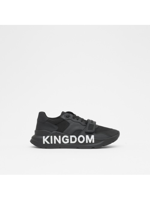 men"s ramsey kingdom leather low-top sneakers in a1189 black