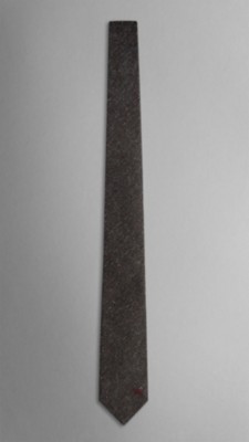 Textured Wool Silk Jacquard Tie