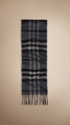 Exploded Check Cashmere Scarf