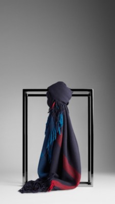 Check Wool Square