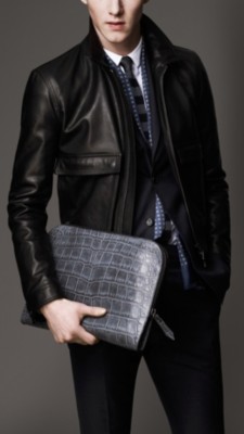 Utility Pocket Leather Blouson