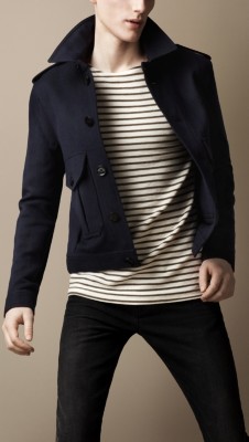 Cotton Wool Gabardine Blouson